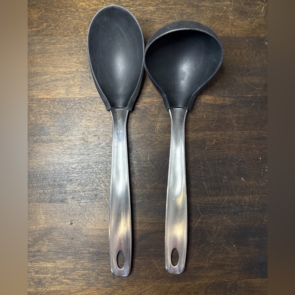 AMCo Houseworks VTG Rust Proof 18/8 Stainless Steel Spoon & Ladle Lot‎